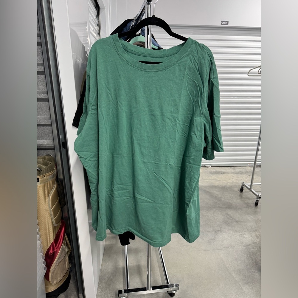 King Size | Men's Green T-Shirt | size 4XL